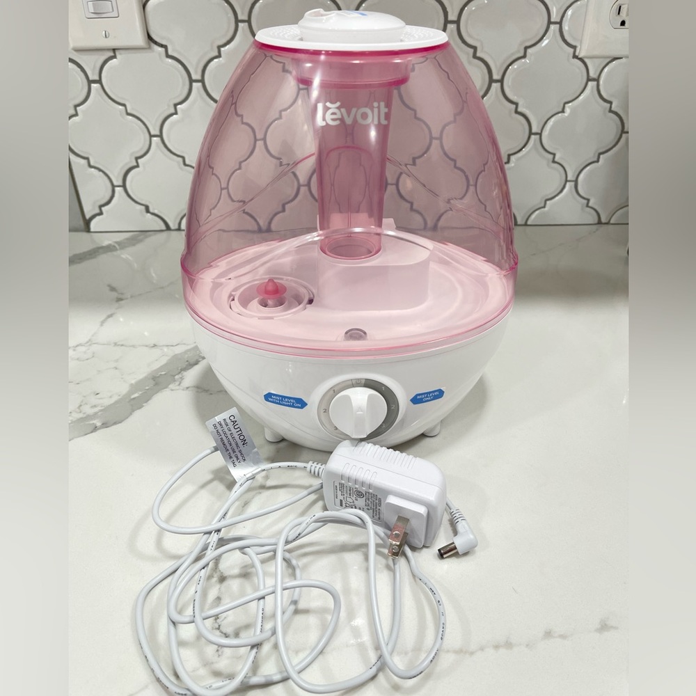 LEVOIT Humidifier 2.4L Water Tank, Cool Mist PINK